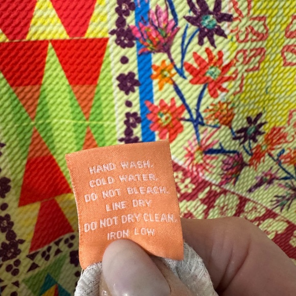 Peach PUFF Multi Colored Dress, M, Sleeveless, NWOT - Picture 11 of 11